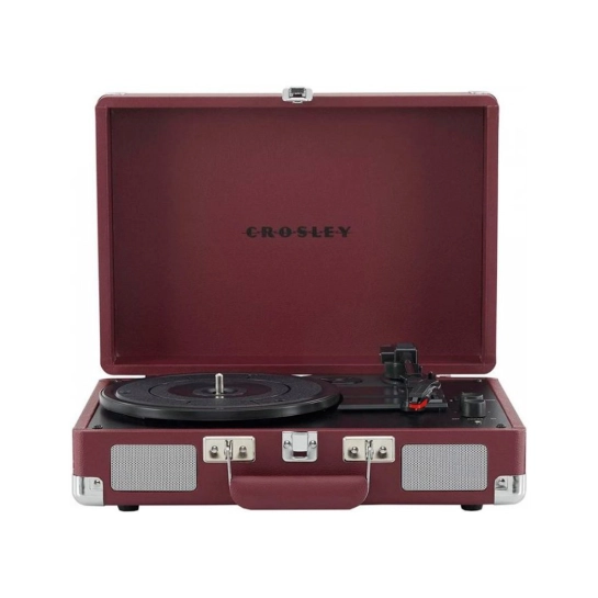 Вініловий програвач Crosley Cruiser Deluxe Bluetooth Suitcase Turntable Burgundy