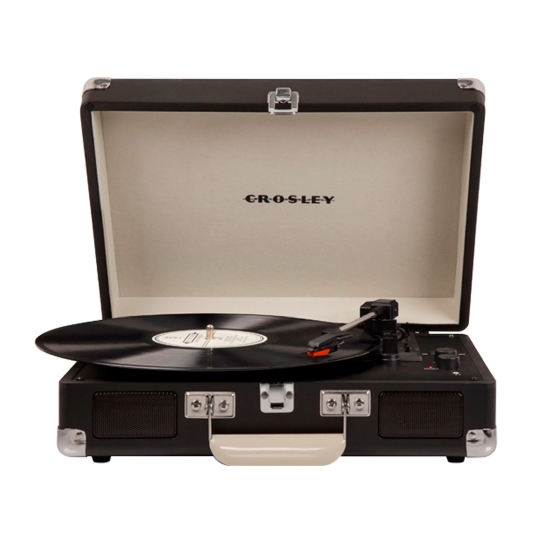 Вініловий програвач Crosley Cruiser Deluxe Bluetooth Suitcase Turntable Chalkboard - ціна, характеристики, відгуки, розстрочка, фото 1