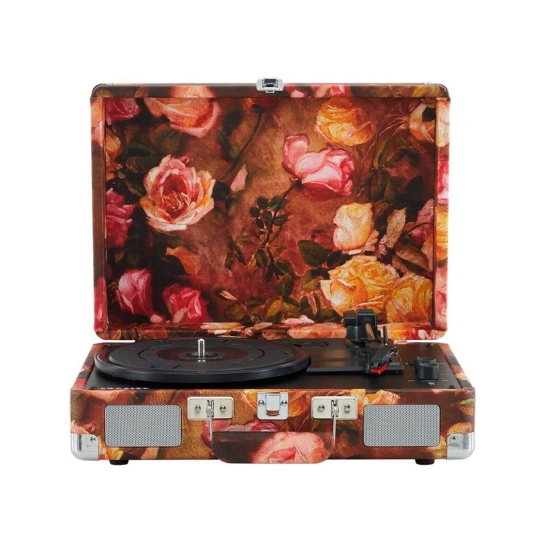 Вініловий програвач Crosley Cruiser Deluxe Bluetooth Suitcase Turntable Floral - ціна, характеристики, відгуки, розстрочка, фото 1