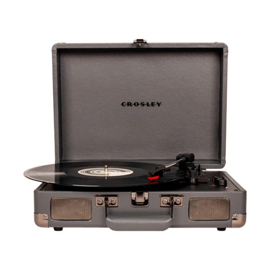 Вініловий програвач Crosley Cruiser Deluxe Bluetooth Suitcase Turntable Slate
