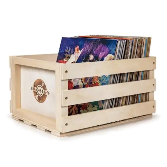 Подставка под виниловые пластинки Crosley Record Storage Crate Natural - цена, характеристики, отзывы, рассрочка, фото 1