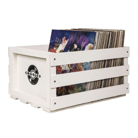 Подставка под виниловые пластинки Crosley Record Storage Crate White - цена, характеристики, отзывы, рассрочка, фото 1