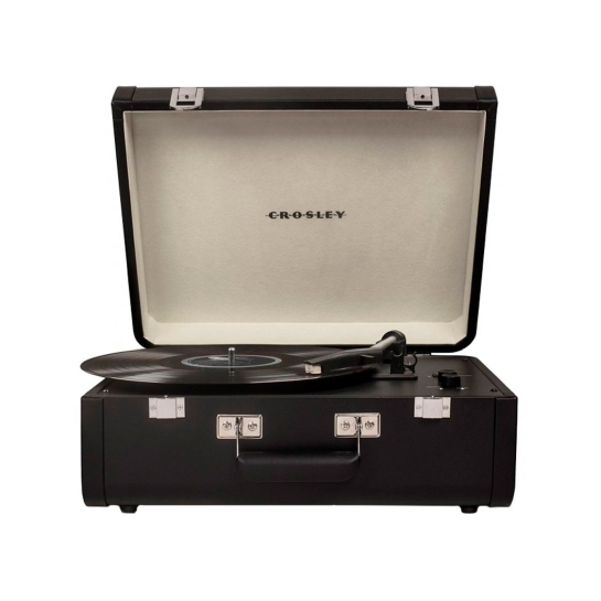 Виниловый проигрыватель Crosley Portfolio Portable Black - цена, характеристики, отзывы, рассрочка, фото 1