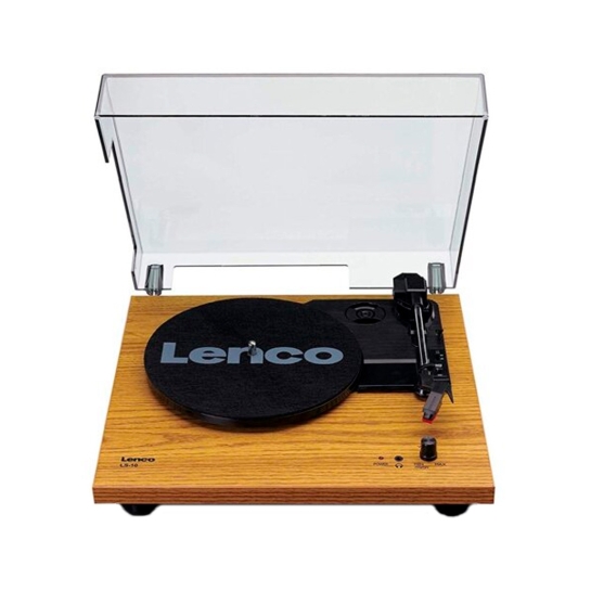 Виниловый проигрыватель Lenco LS-10 Wood - цена, характеристики, отзывы, рассрочка, фото 1