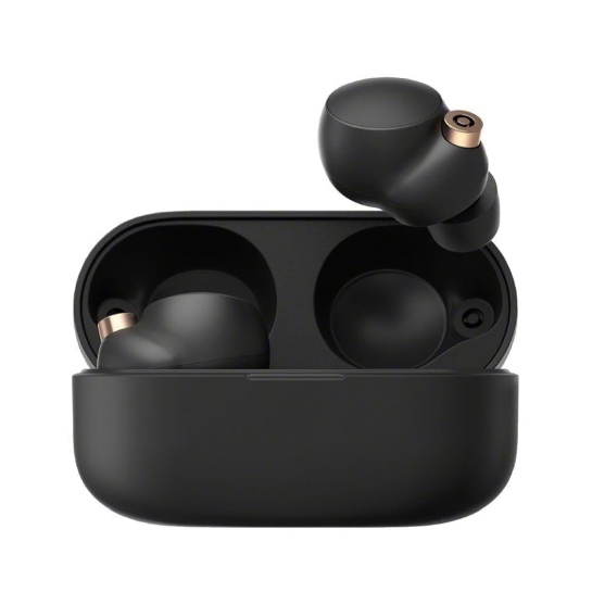 Бездротові навушники Sony TWS WF-1000XM4 Black - ціна, характеристики, відгуки, розстрочка, фото 1