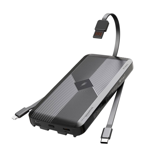 Бездротовий зовнішній акумулятор iWalk Scorpion Air Mag 10000mAh Wireless Charger Black - ціна, характеристики, відгуки, розстрочка, фото 1