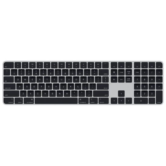 Клавиатура Apple Magic Keyboard with Touch ID and Numeric Keypad Black Keys - цена, характеристики, отзывы, рассрочка, фото 1