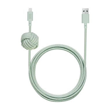 Кабель Native Union Night Cable Lightning Sage (3 m) - цена, характеристики, отзывы, рассрочка, фото 1