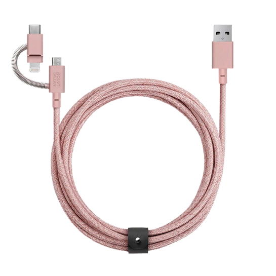 Кабель Native Union Belt Cable Universal Rose (2 m)