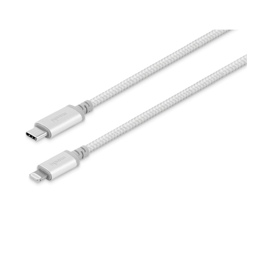 Кабель Moshi Integra Cable USB-C to Lightning Jet Silver (1.2 m) - ціна, характеристики, відгуки, розстрочка, фото 2