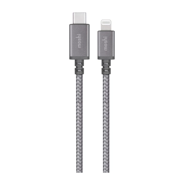 Кабель Moshi Integra Cable USB-C to Lightning Titanium Gray (1.2 m) - цена, характеристики, отзывы, рассрочка, фото 1