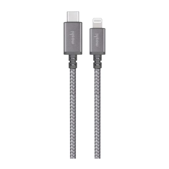 Кабель Moshi Integra Cable USB-C to Lightning Titanium Gray (1.2 m)