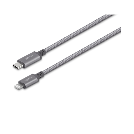 Кабель Moshi Integra Cable USB-C to Lightning Titanium Gray (1.2 m) - ціна, характеристики, відгуки, розстрочка, фото 2