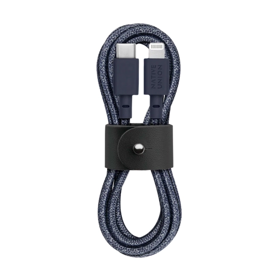 Кабель Native Union Belt Cable USB-C to Lightning Indigo (1.2 m)