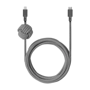 Кабель Native Union Night Cable USB-C to Lightning Cosmos Black (3 m) - цена, характеристики, отзывы, рассрочка, фото 1