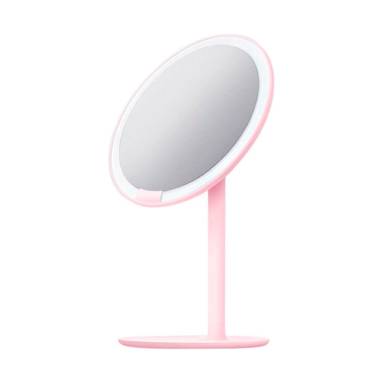Зеркало Xiaomi Amiro LED Lighting Makeup Mirror Pink - цена, характеристики, отзывы, рассрочка, фото 3