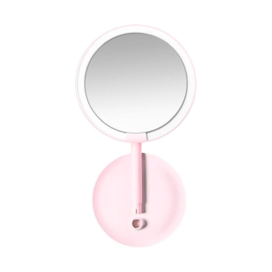 Зеркало Xiaomi Amiro LED Lighting Makeup Mirror Pink - цена, характеристики, отзывы, рассрочка, фото 4
