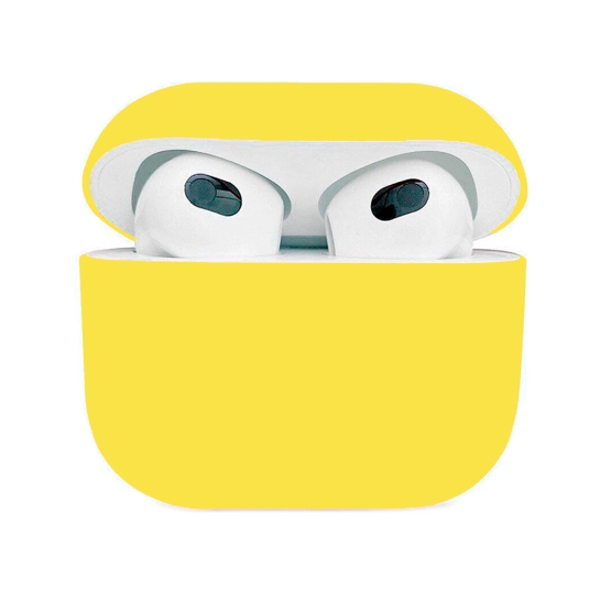 Чехол Apple Silicone Case for Apple AirPods 3 Yellow - цена, характеристики, отзывы, рассрочка, фото 1