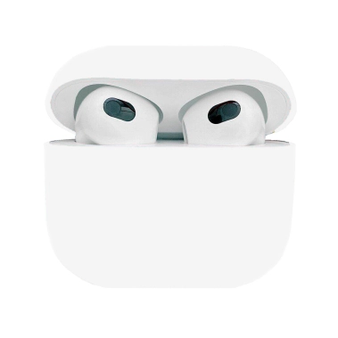 Чехол Silicone Case for AirPods 3 White - цена, характеристики, отзывы, рассрочка, фото 1