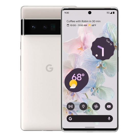Смартфон Google Pixel 6 Pro 12/256GB Cloudy White JP - ціна, характеристики, відгуки, розстрочка, фото 1