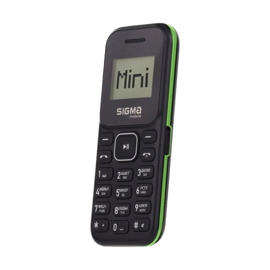 Мобильный телефон Sigma mobile X-style 14 Mini Dual Sim Black/Green - цена, характеристики, отзывы, рассрочка, фото 3