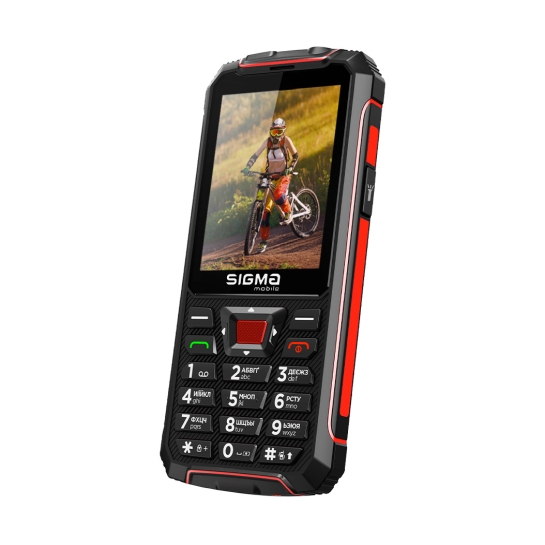 Мобільний телефон Sigma mobile X-treme PR68 Dual Sim Black/Red - ціна, характеристики, відгуки, розстрочка, фото 3