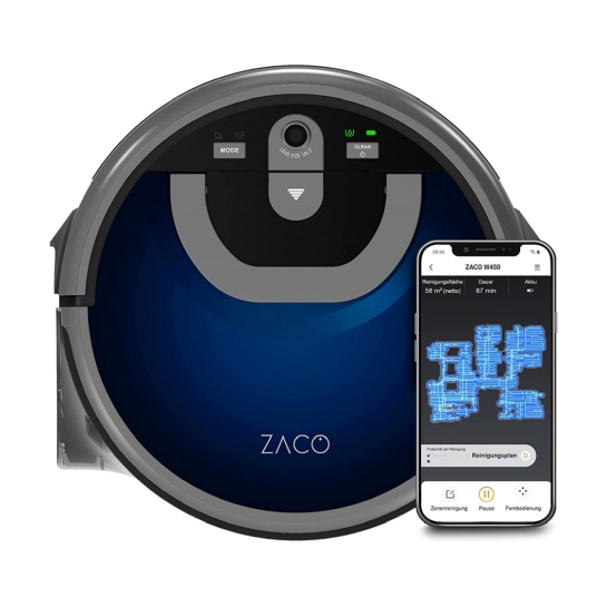 Робот-пилосос Zaco W450 - ціна, характеристики, відгуки, розстрочка, фото 1