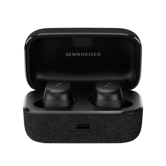 Бездротові навушники Sennheiser Momentum True Wireless 3 Black - ціна, характеристики, відгуки, розстрочка, фото 1
