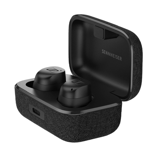 Бездротові навушники Sennheiser Momentum True Wireless 3 Black - ціна, характеристики, відгуки, розстрочка, фото 2