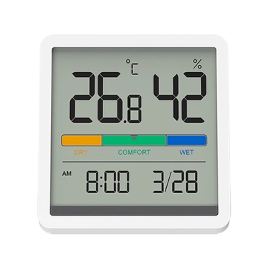 Часы-гигрометр Xiaomi Miiiw Temperature Humidity Clock - цена, характеристики, отзывы, рассрочка, фото 1