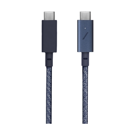 Кабель Native Union Belt Cable USB-C to USB-C Pro Indigo (2.4 m) - ціна, характеристики, відгуки, розстрочка, фото 2