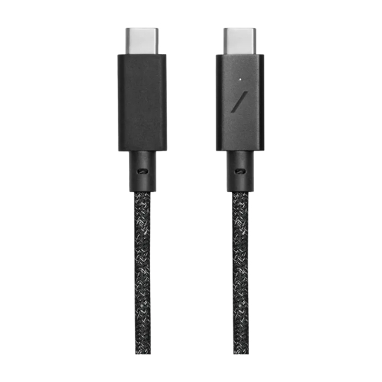 Кабель Native Union Desk Cable USB-C to USB-C Cosmos Black (2.4 m) - цена, характеристики, отзывы, рассрочка, фото 2