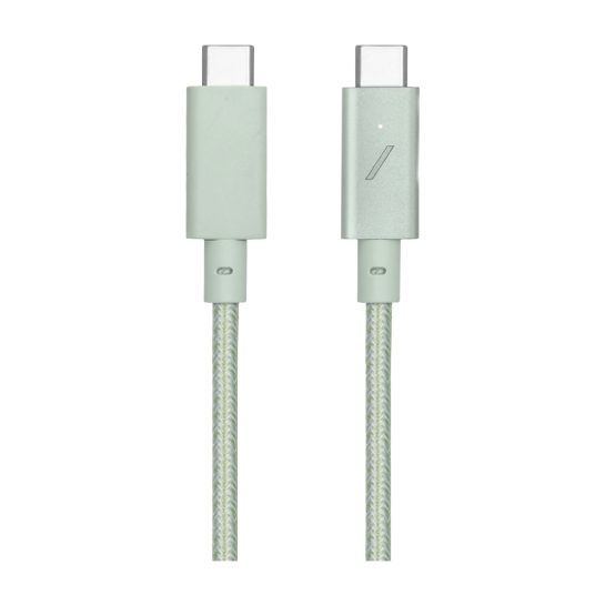 Кабель Native Union Desk Cable USB-C to USB-C Sage (2.4 m) - ціна, характеристики, відгуки, розстрочка, фото 2