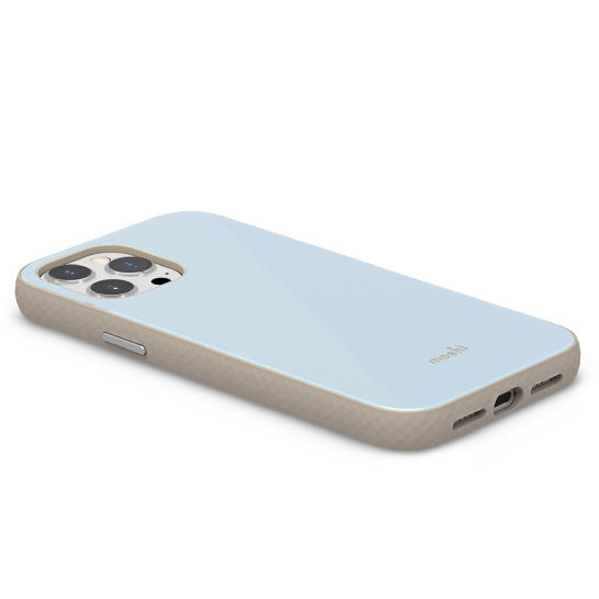 Чехол Moshi iGlaze Slim Hardshell Case Adriatic Blue for iPhone 13 Pro Max - цена, характеристики, отзывы, рассрочка, фото 3