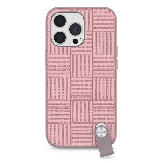 Чехол Moshi Altra Slim Hardshell Case with Wrist Strap Rose Pink for iPhone 13 Pro - цена, характеристики, отзывы, рассрочка, фото 1
