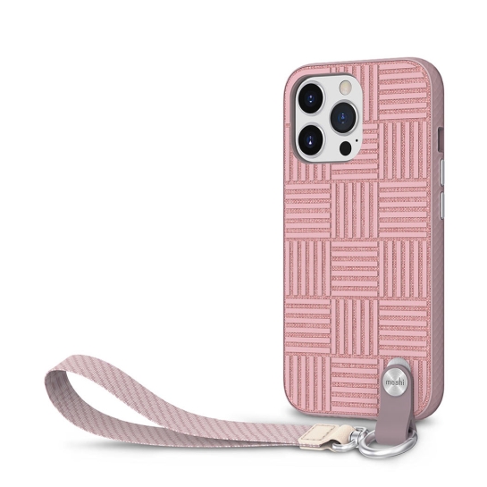 Чехол Moshi Altra Slim Hardshell Case with Wrist Strap Rose Pink for iPhone 13 Pro - цена, характеристики, отзывы, рассрочка, фото 2