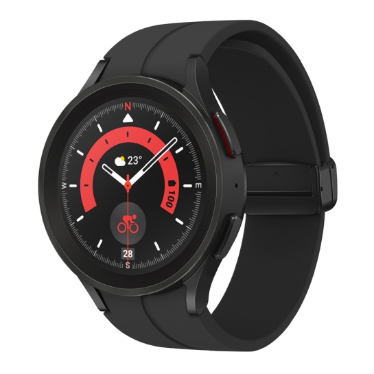 Смарт-часы Samsung Galaxy Watch 5 Pro + LTE 45mm Black - цена, характеристики, отзывы, рассрочка, фото 1