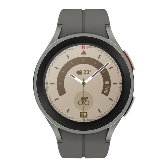 Смарт-годинник Samsung Galaxy Watch 5 Pro 45mm Titanium - ціна, характеристики, відгуки, розстрочка, фото 2