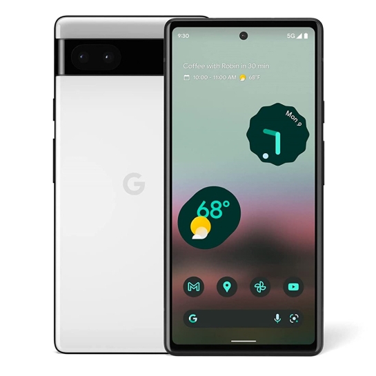 Смартфон Google Pixel 6a 6/128GB Chalk - ціна, характеристики, відгуки, розстрочка, фото 1
