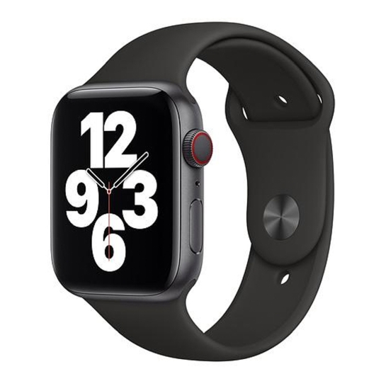 Ремінець Apple Sport Band for Apple Watch 42mm/44mm Black - XL - ціна, характеристики, відгуки, розстрочка, фото 1