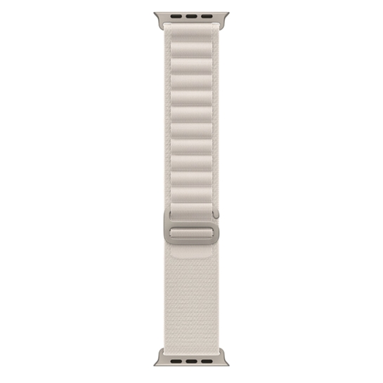 Apple Watch Ultra + LTE 49mm Titanium Case with Small Starlight Alpine Loop - ціна, характеристики, відгуки, розстрочка, фото 3
