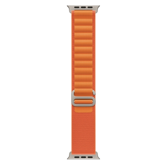Apple Watch Ultra + LTE 49mm Titanium Case with Large Orange Alpine Loop - ціна, характеристики, відгуки, розстрочка, фото 3