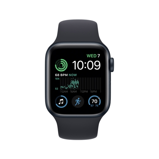 Apple Watch SE 2 + LTE 40mm Midnight Aluminum Case with Midnight Sport Band - ціна, характеристики, відгуки, розстрочка, фото 2