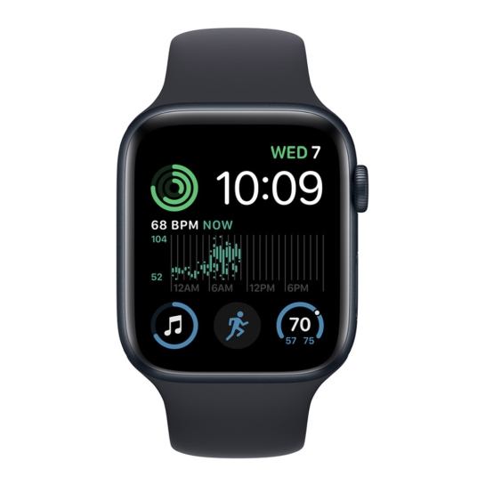 Apple Watch SE 2 + LTE 44mm Midnight Aluminum Case with Midnight Sport Band - цена, характеристики, отзывы, рассрочка, фото 2