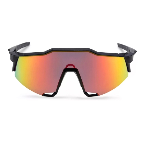 Сонцезахисні окуляри CHEAPO Alvin Black Red Mirror - ціна, характеристики, відгуки, розстрочка, фото 1