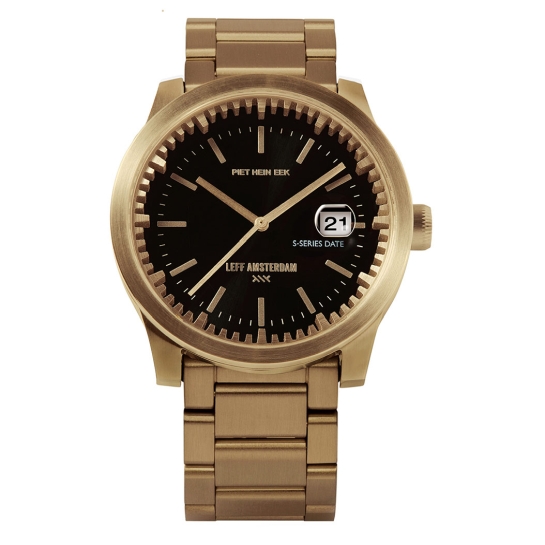 Годинник LEFF Tube Watch S42 Date Brass with Black Case - ціна, характеристики, відгуки, розстрочка, фото 1