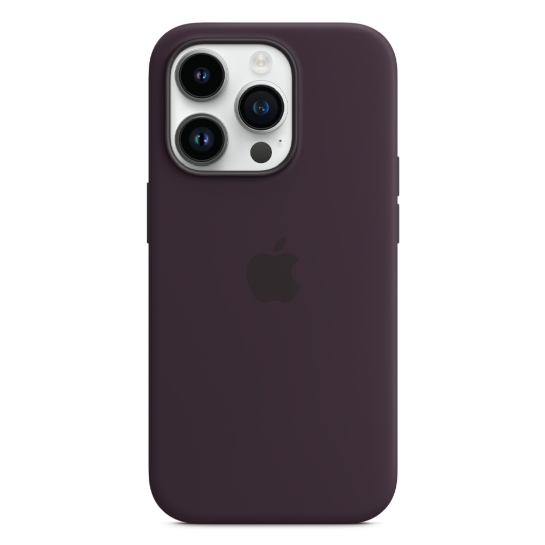 Чехол Apple Silicone Case with MagSafe for iPhone 14 Pro Elderberry - цена, характеристики, отзывы, рассрочка, фото 1