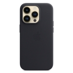 Чохол Apple Leather Case with MagSafe для iPhone 14 Pro Midnight