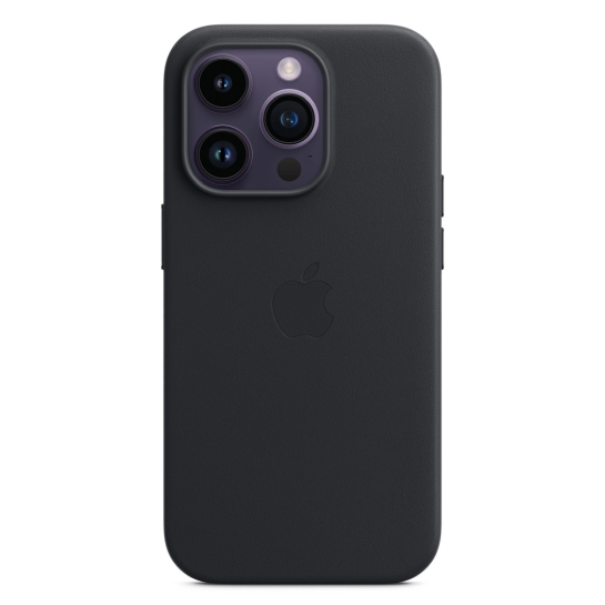 Чехол Apple Leather Case with MagSafe for iPhone 14 Pro Midnight - цена, характеристики, отзывы, рассрочка, фото 2