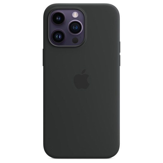 Чехол Apple Silicone Case with MagSafe for iPhone 14 Pro Max Midnight - цена, характеристики, отзывы, рассрочка, фото 1